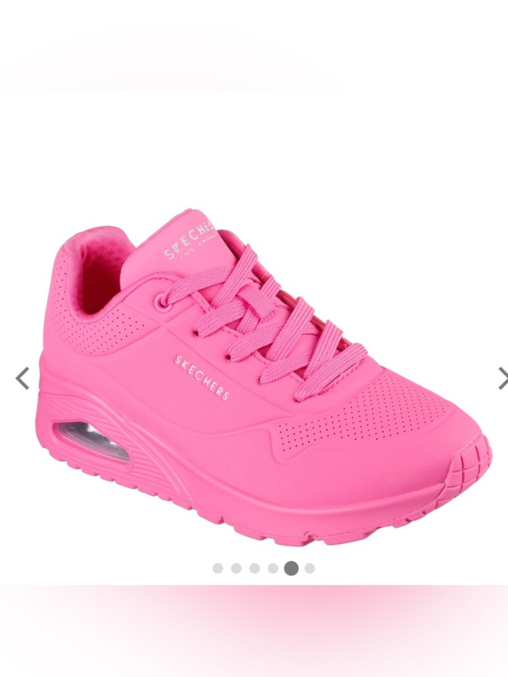 Skechers Hot Pink Women's Air-Cushioned Athletic Sneakers - Picture 2 of 16